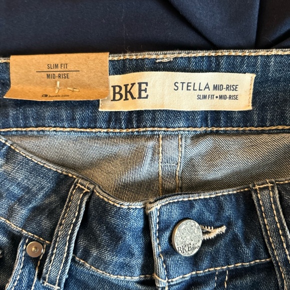 NEW NWT BKE Stella Jeans Size 26 | Mid-rise Slim Fit - Picture 4 of 8